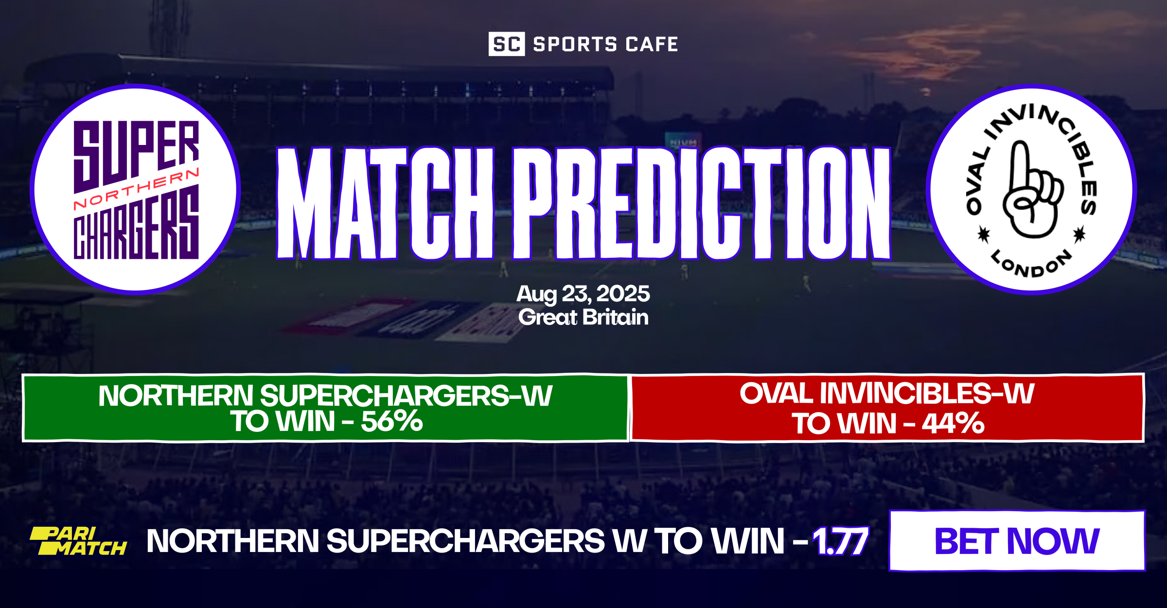 Northern Superchargers Women vs Oval Invincibles Women